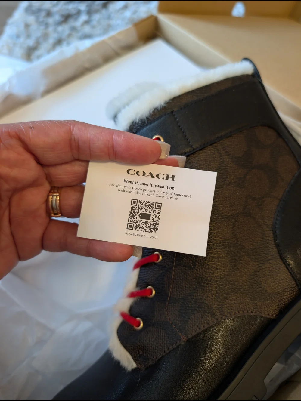 Coach Signature Lorraine Booties